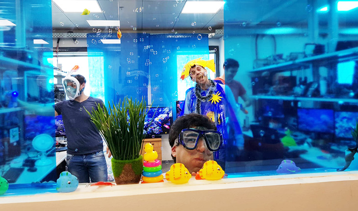 employees-fish-tank-purim